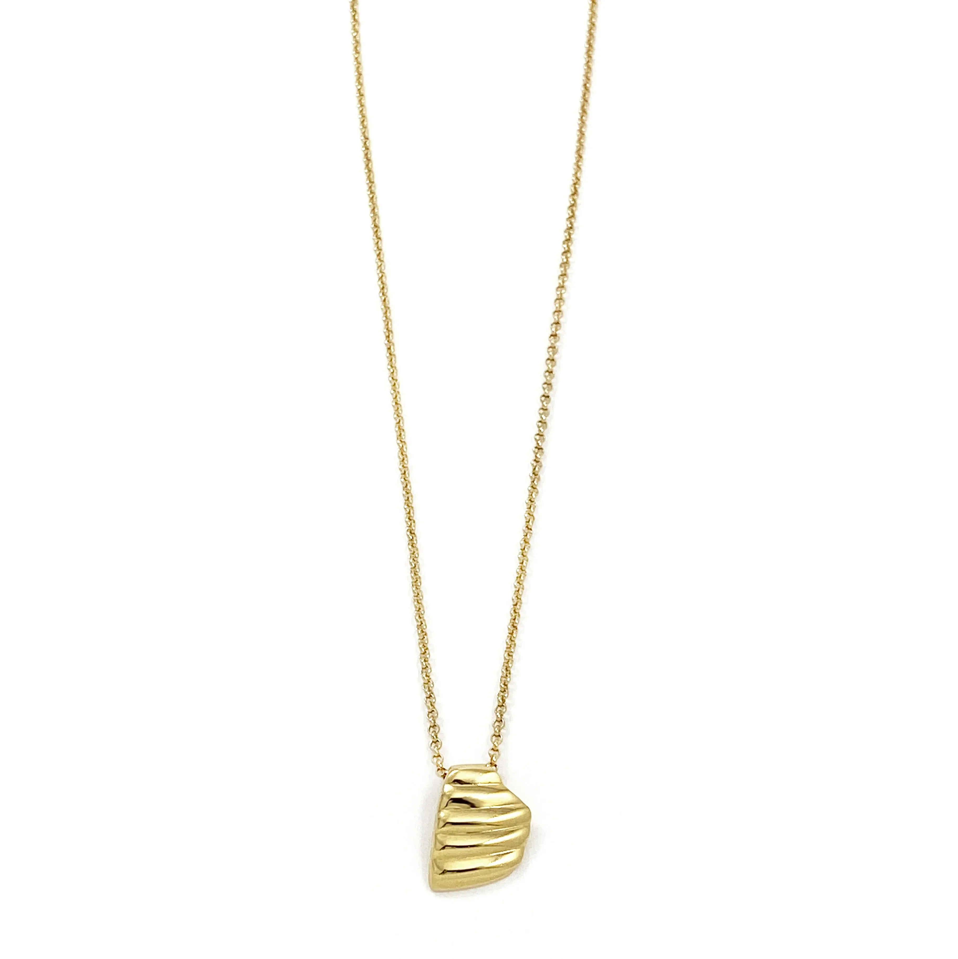 14K Gold Plated Sunray Pendant Necklace