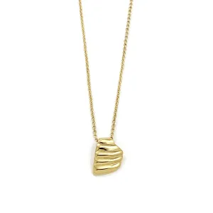 14K Gold Plated Sunray Pendant Necklace