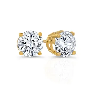 2 Carat Classic Studs