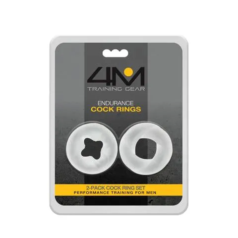 4m Endurance Cock Rings 2 Pk