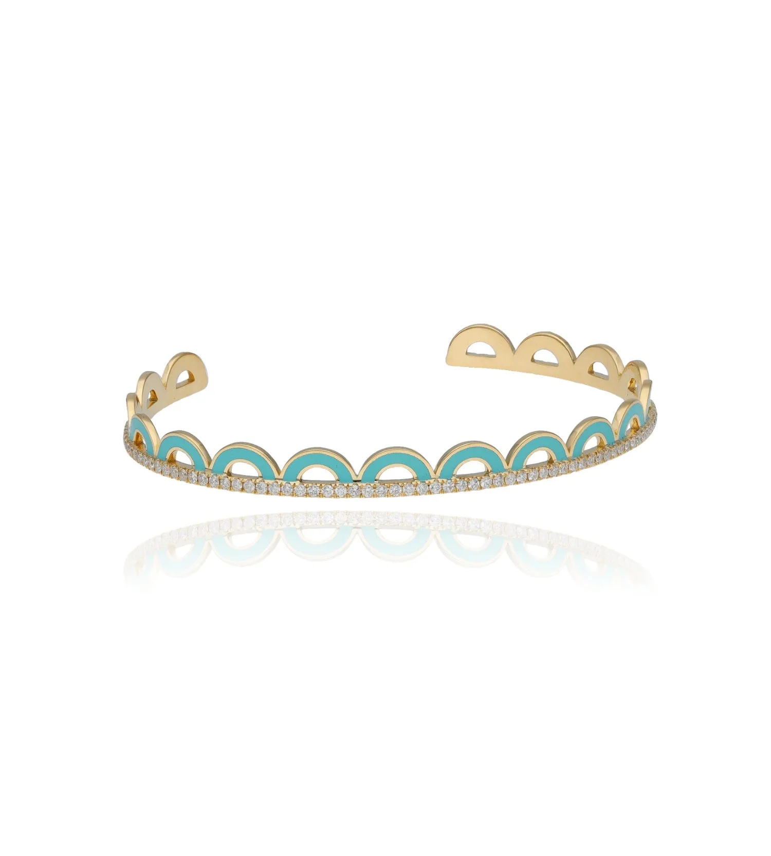 Alma Aqua Dome Bangle