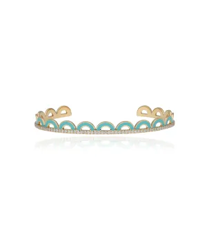 Alma Aqua Dome Bangle