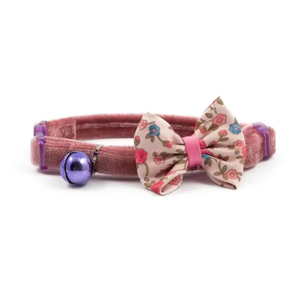 Ancol Safety Cat Collar Vintage Bow 20cm-30cm