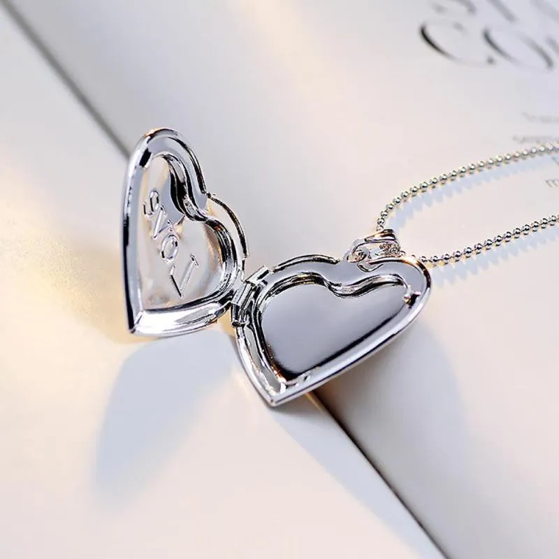 Charming Love Heart Pendant Necklace