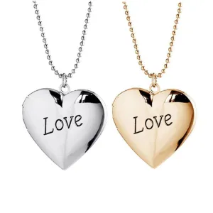 Charming Love Heart Pendant Necklace