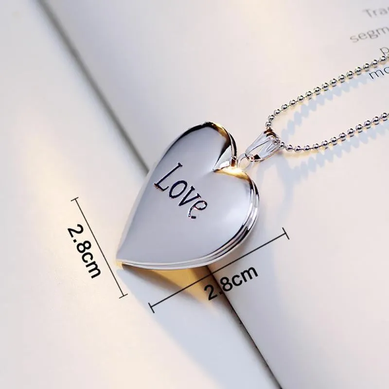 Charming Love Heart Pendant Necklace