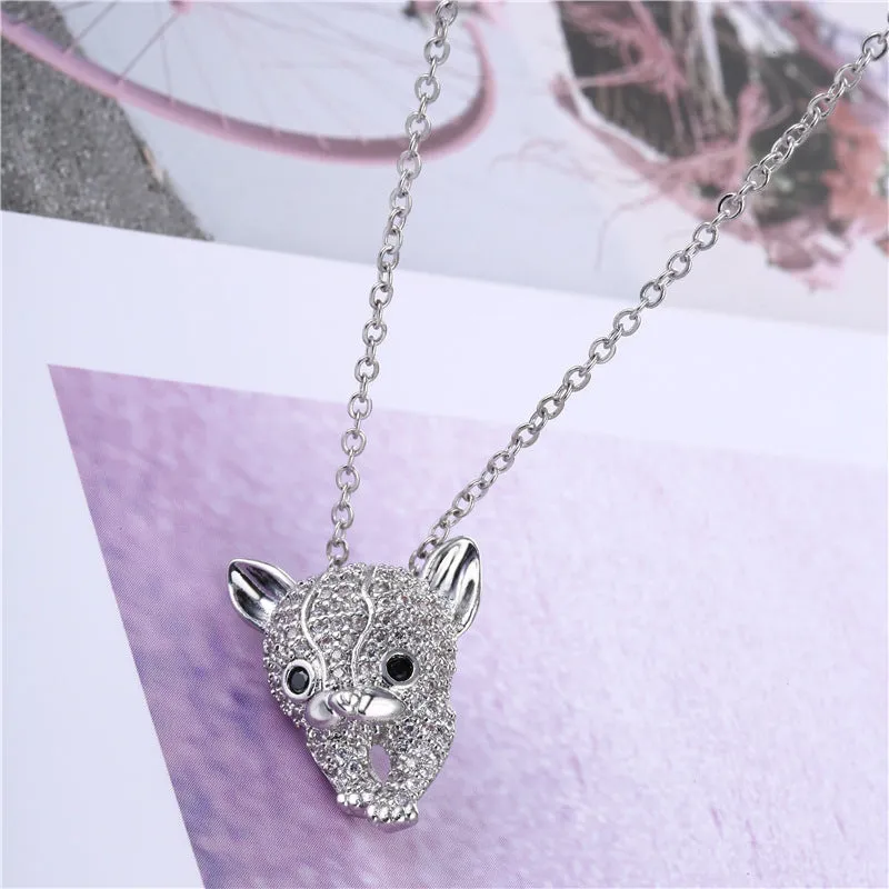 Cute Animal Koala Rhinestone Necklace