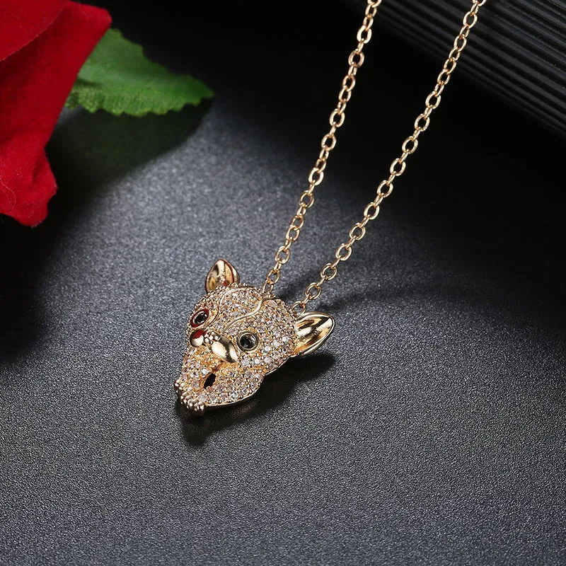 Cute Animal Koala Rhinestone Necklace