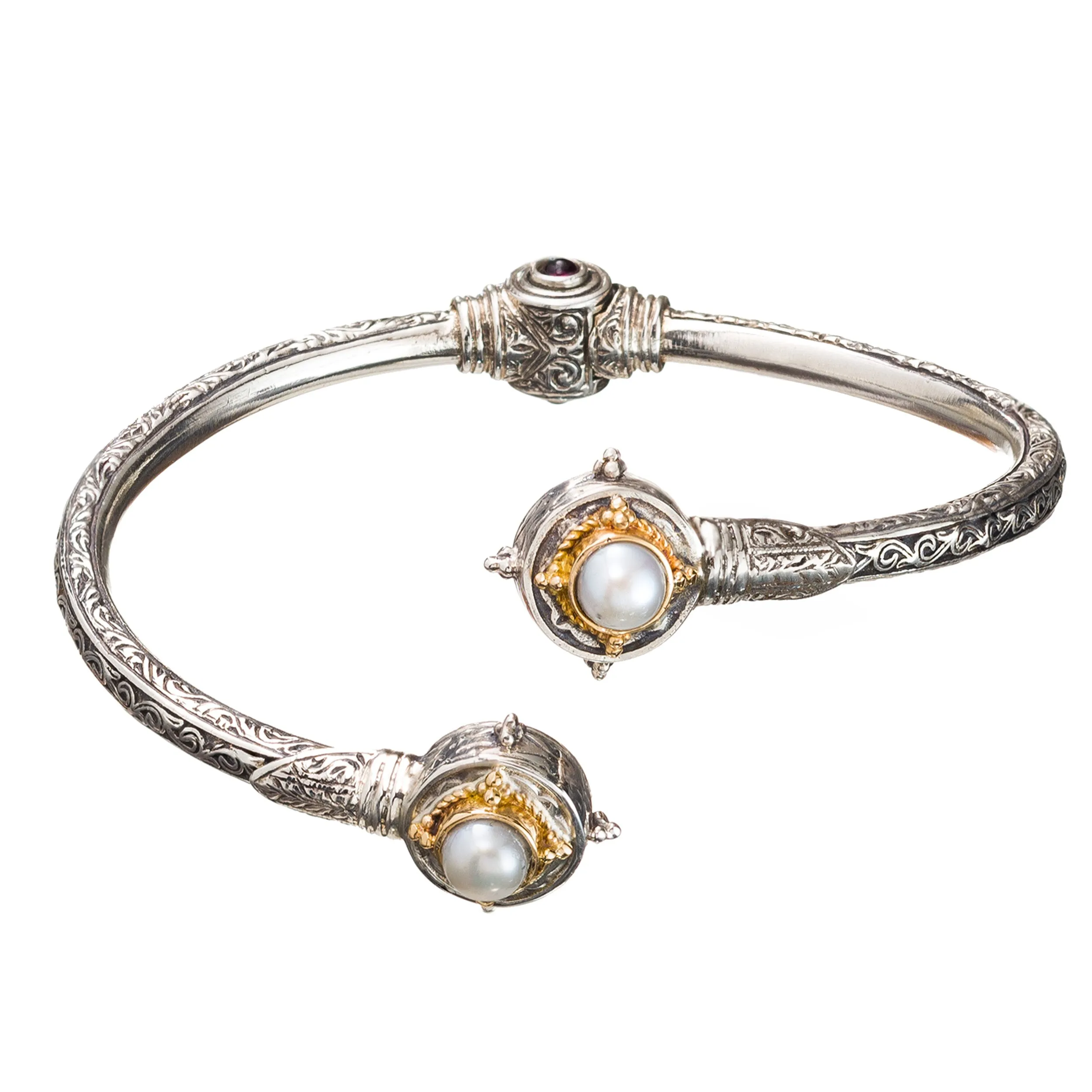 Cyclades Circle Hinge Open Bracelet