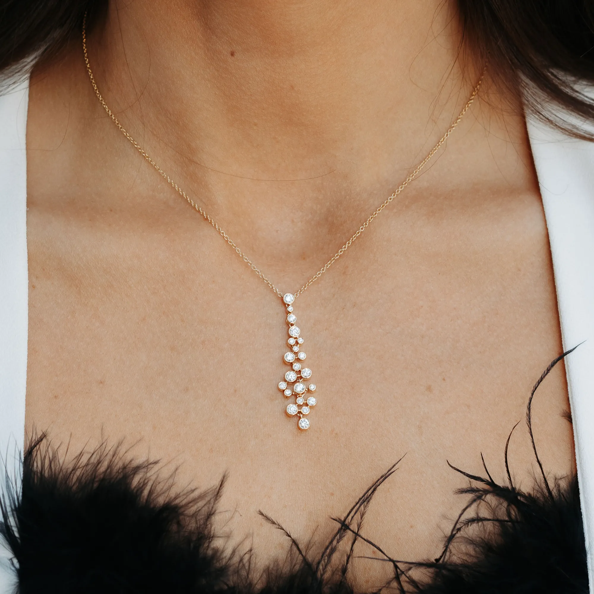 Dangling Bubble Necklace