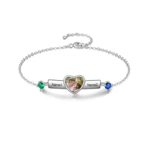 Designer Personalized Engrave Name Bar Bracelet