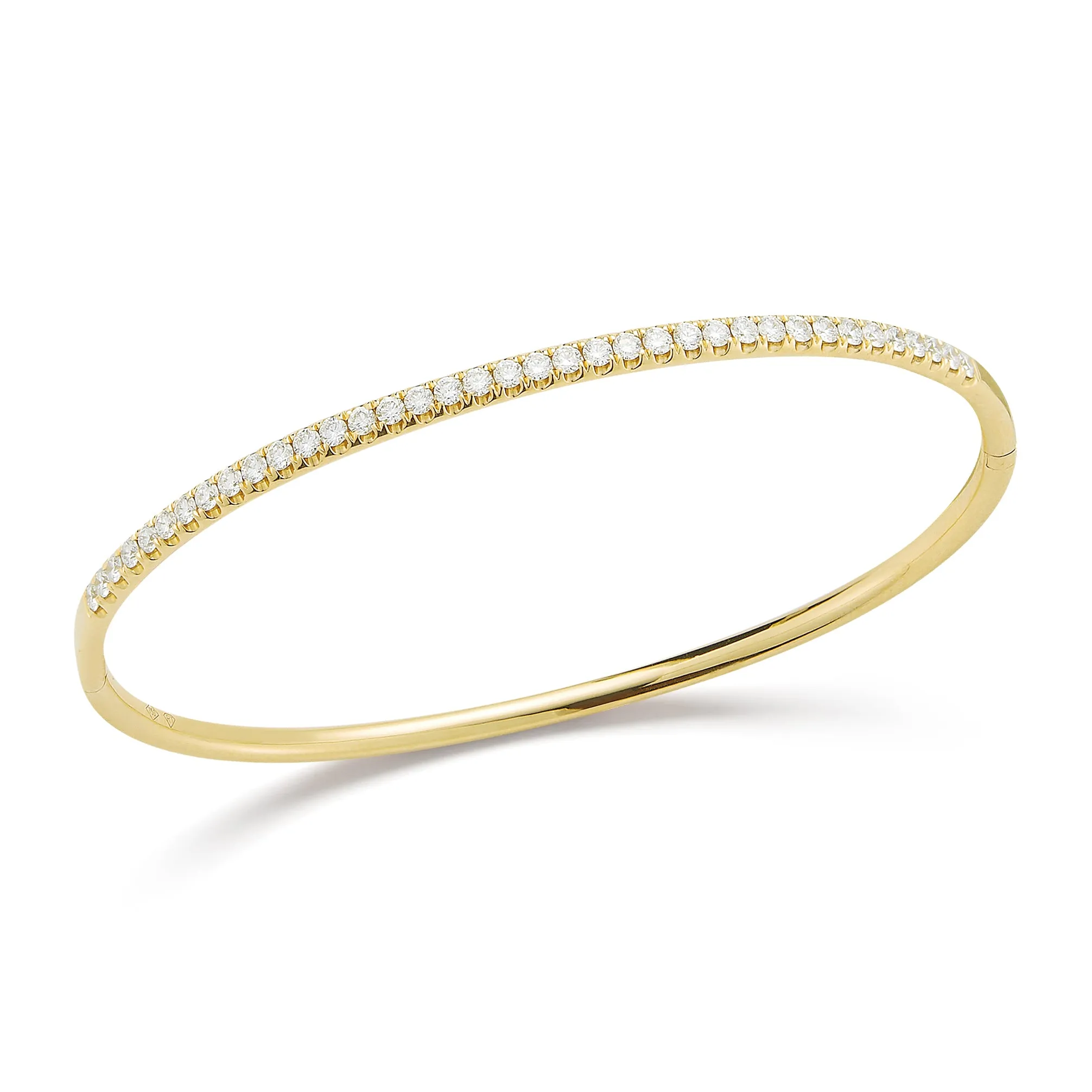 Diamond Slim Classic Bangle Bracelet