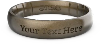 Elements Classic Thin Silicone Ring - Meteorite