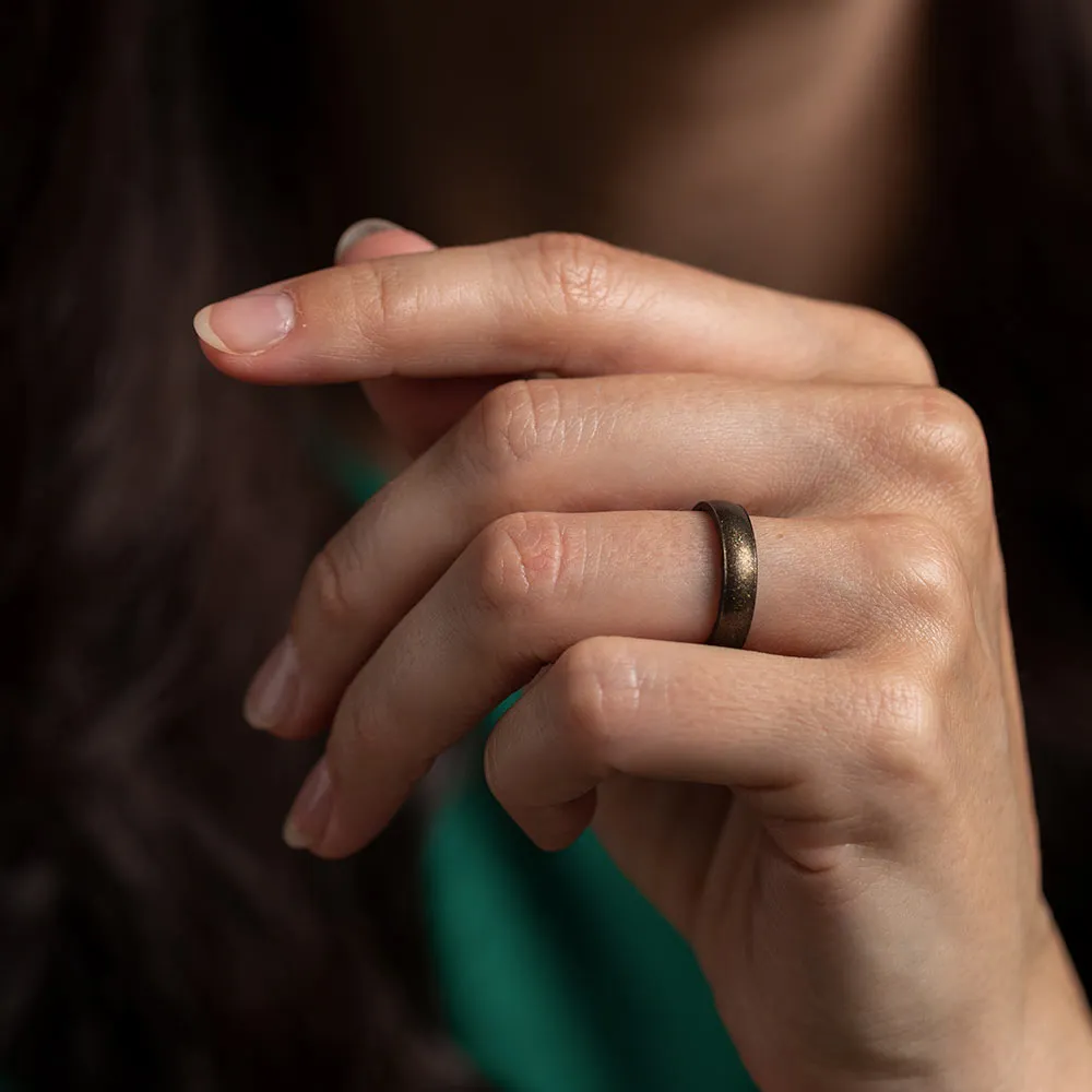 Elements Classic Thin Silicone Ring - Meteorite