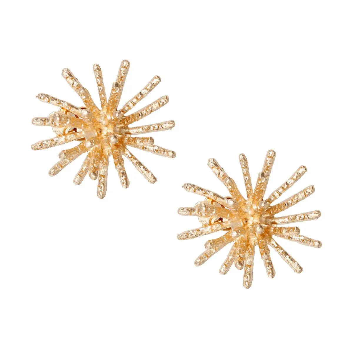 Get Stylish with Clip On Gold Spike Earrings for Women