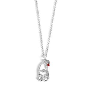 Gnome Necklace - Silver