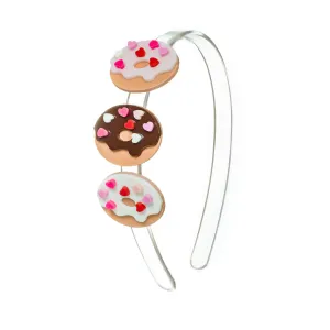 Headband | Valentines -Donuts w/ Hearts | Lilies and Roses NY