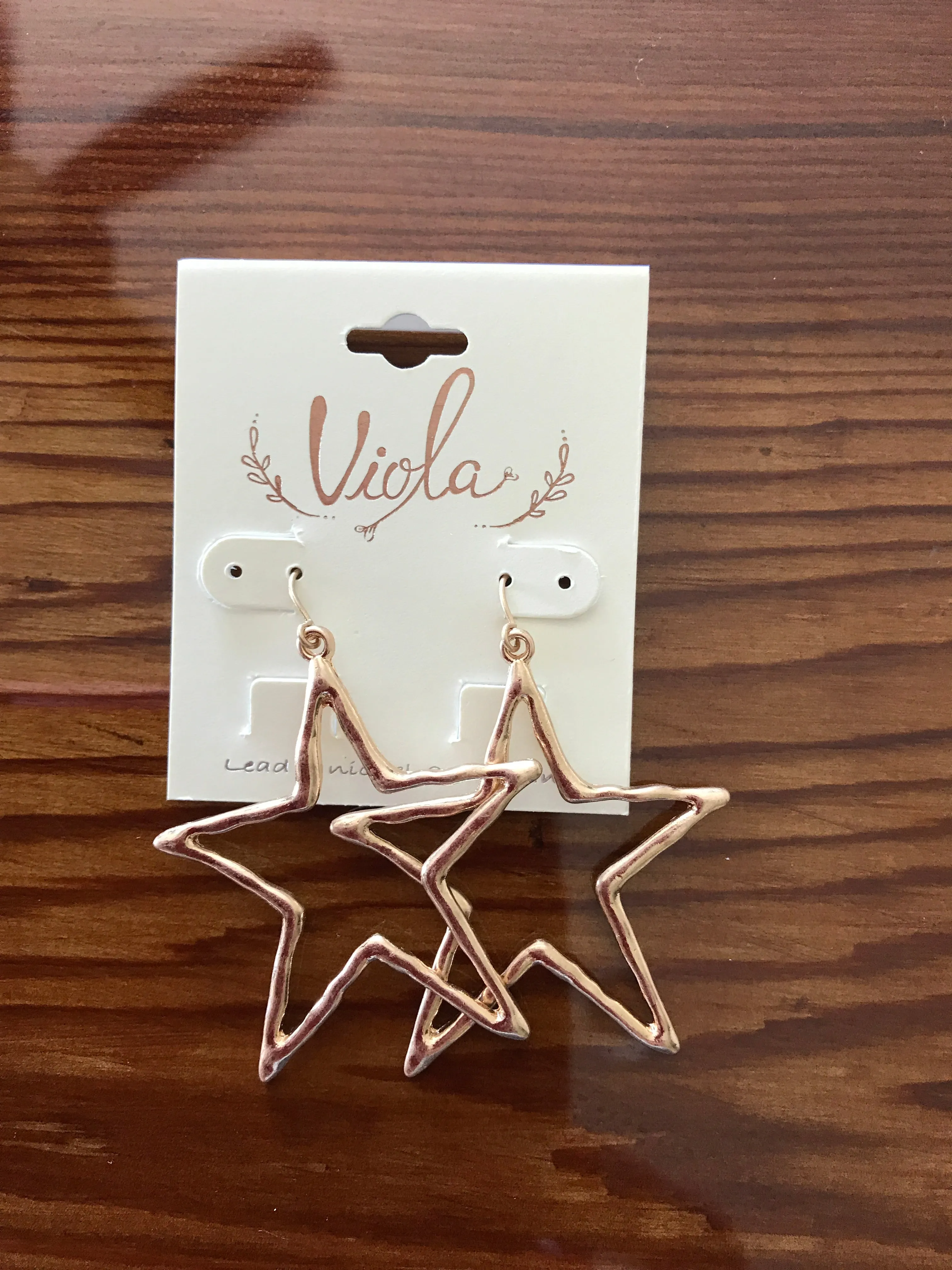 JEWELRY- EARRINGS- Beatrix- You're going to be a star