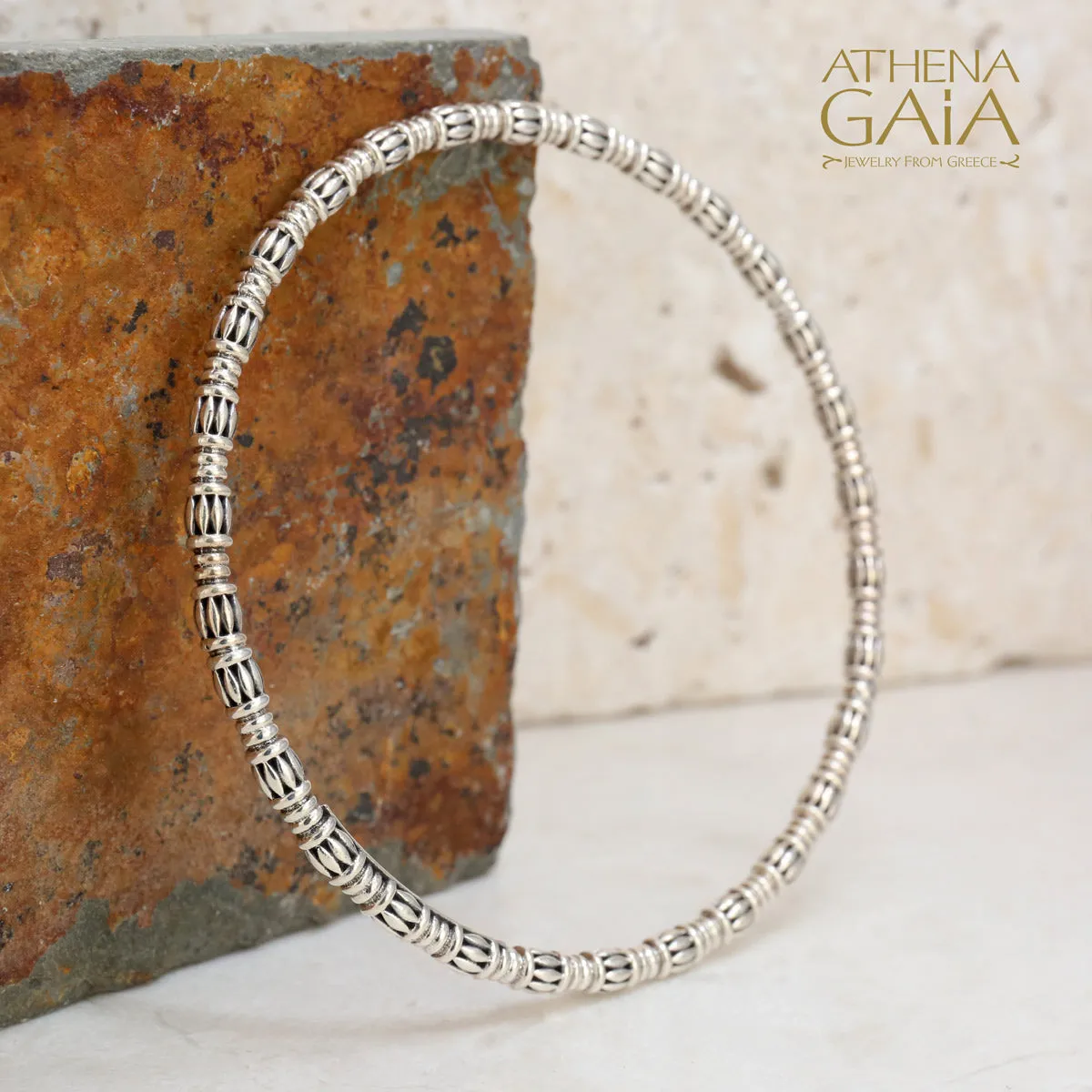 Kassandra 6520 Sterling Silver Bangle Bracelet