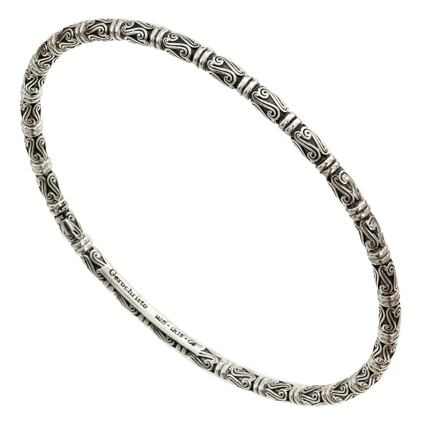 Kassandra 6524 Sterling Silver Bangle Bracelet