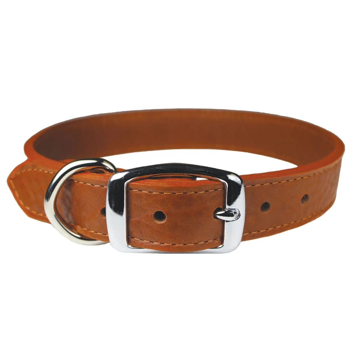 Luxe Leather Dog Collars, 10"-14"