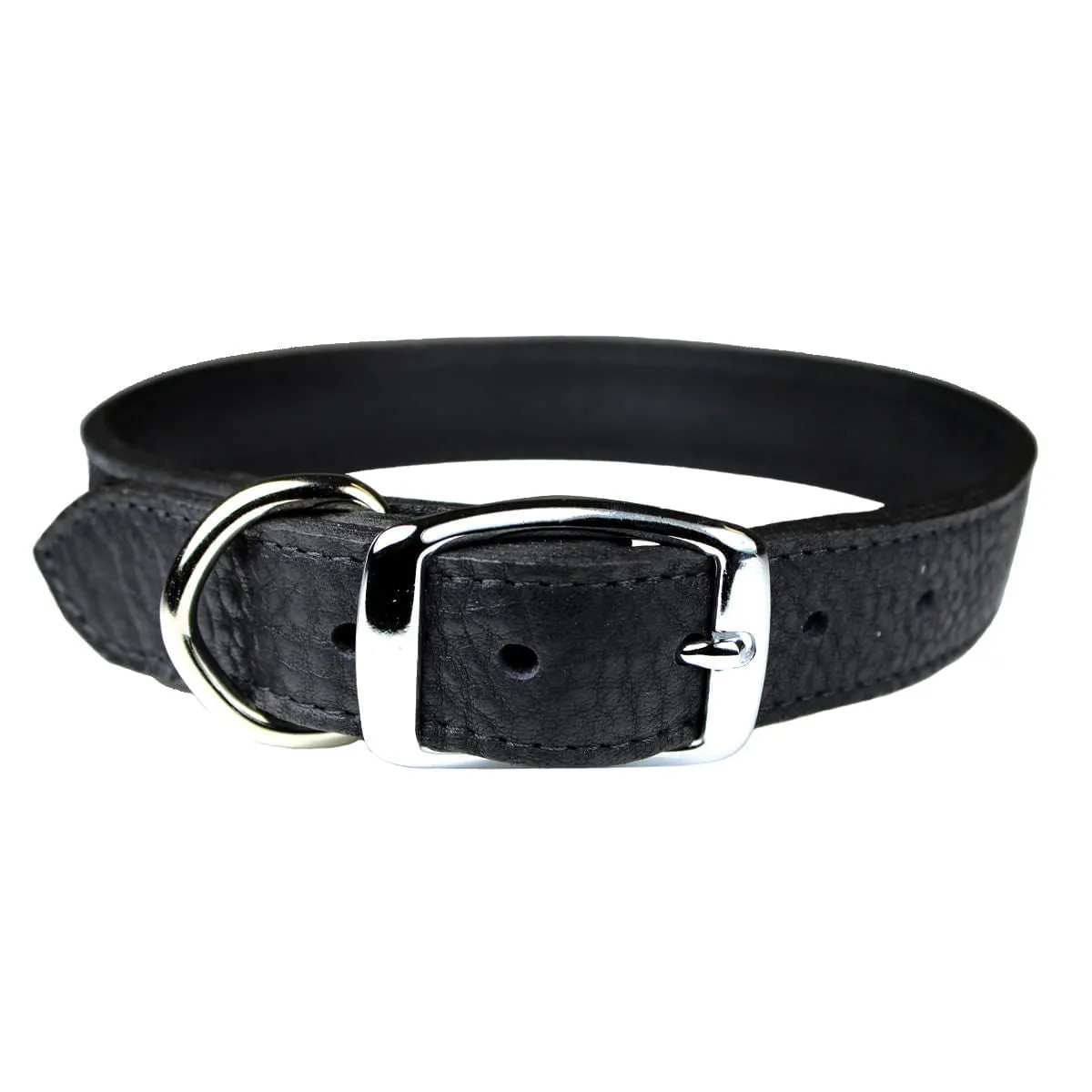 Luxe Leather Dog Collars, 10"-14"