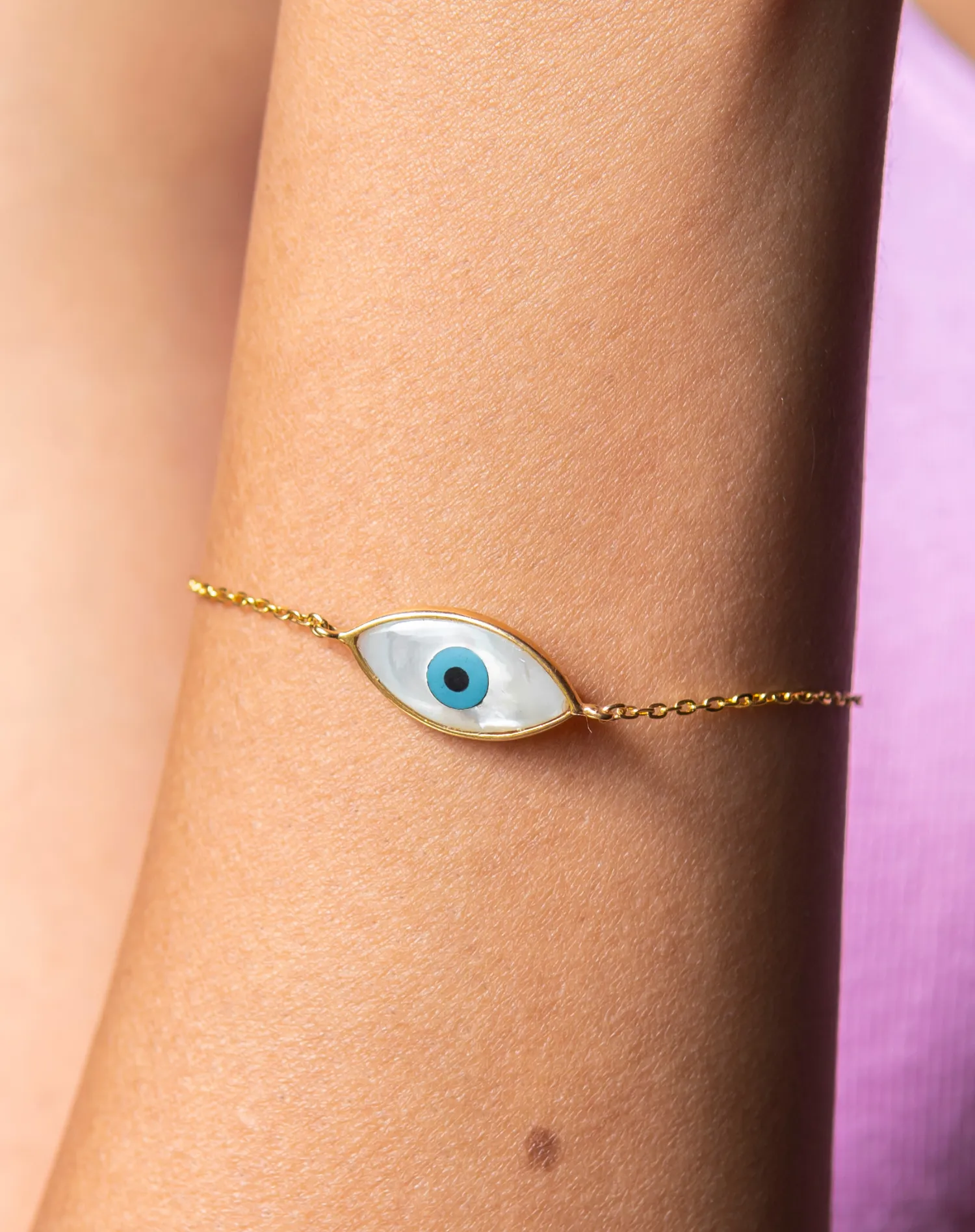 Marquise Evil Eye Bracelet - Bold