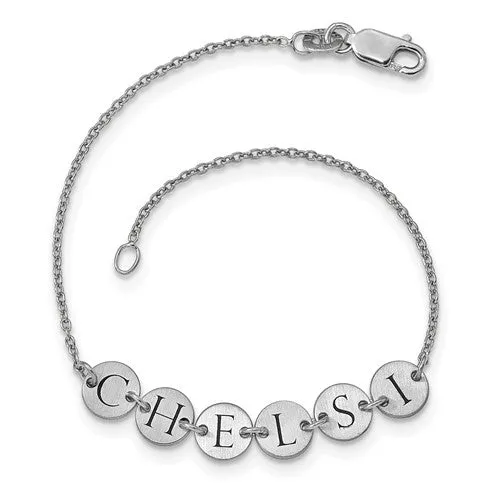 Personalized Disc Bracelet