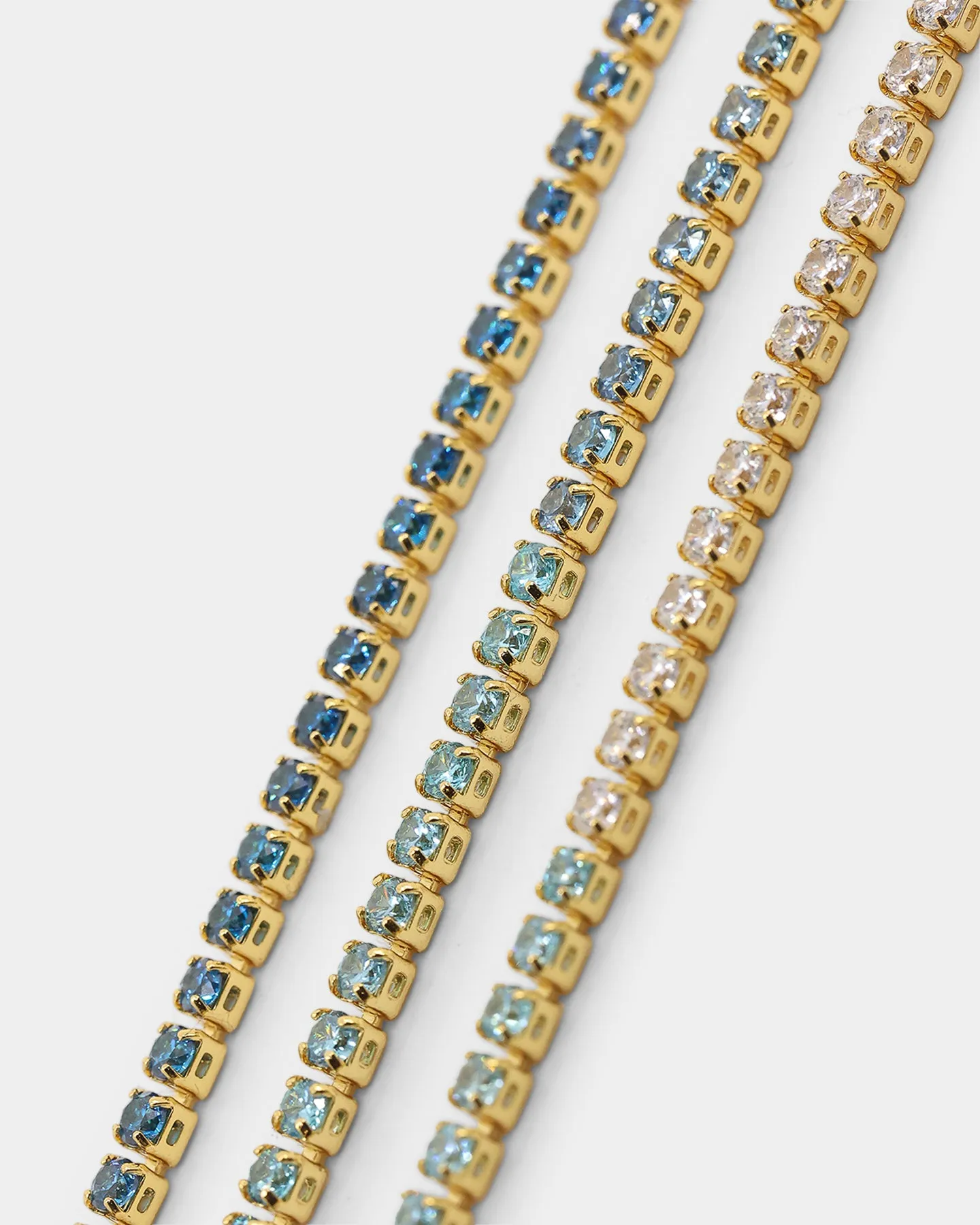 Raising Hell Lizzie Micro Choker Set Gold/Green/Blue