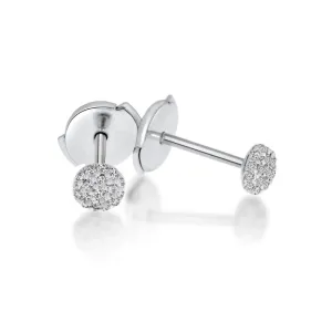 Smal Pave diamondstuds