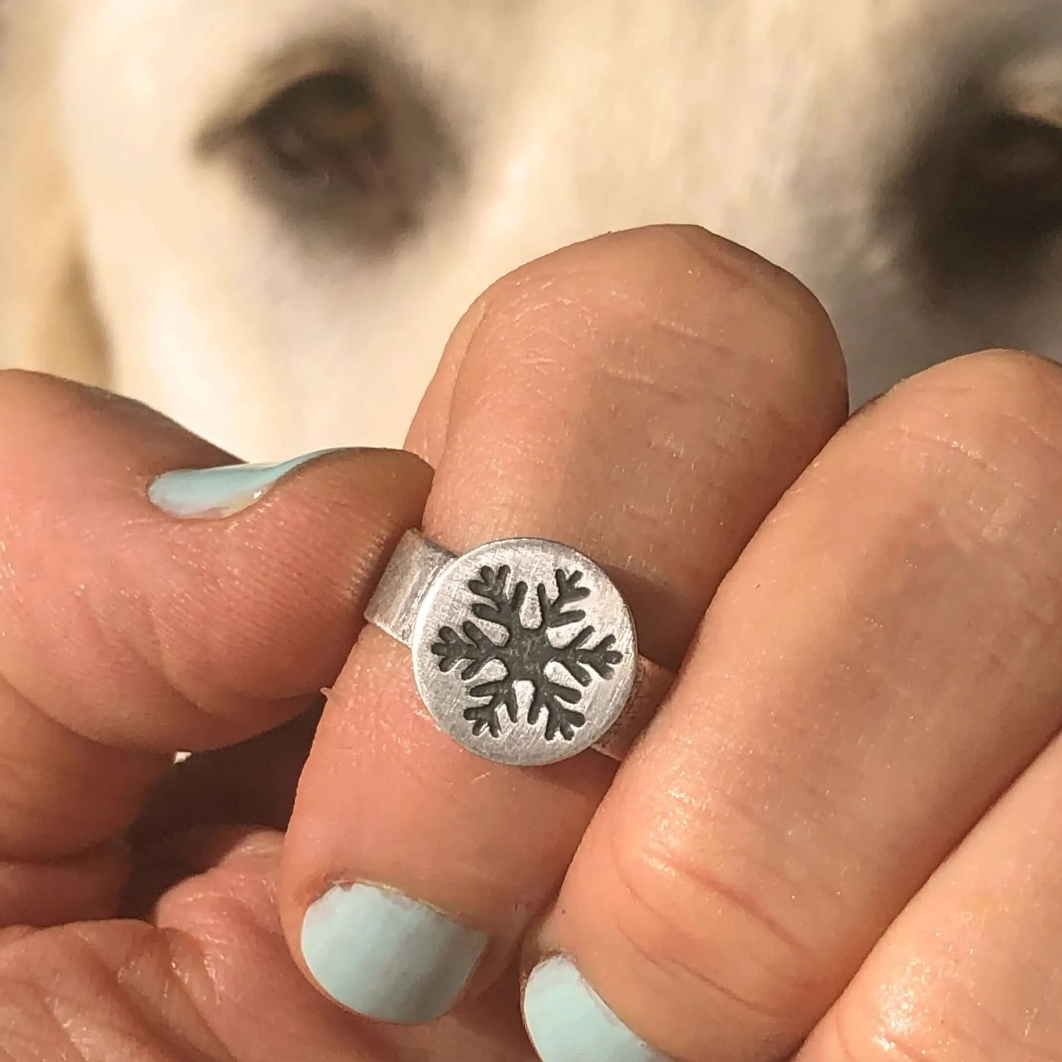 Snowflake Adjustable Ring