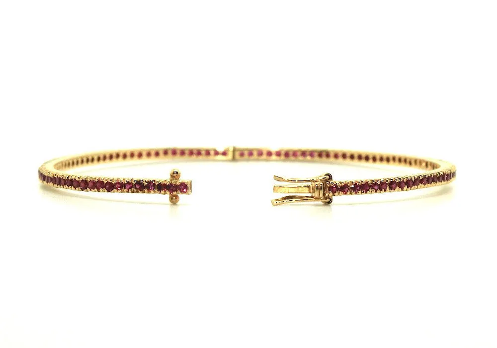 Stackable Ruby Bangle Ad No. 0017