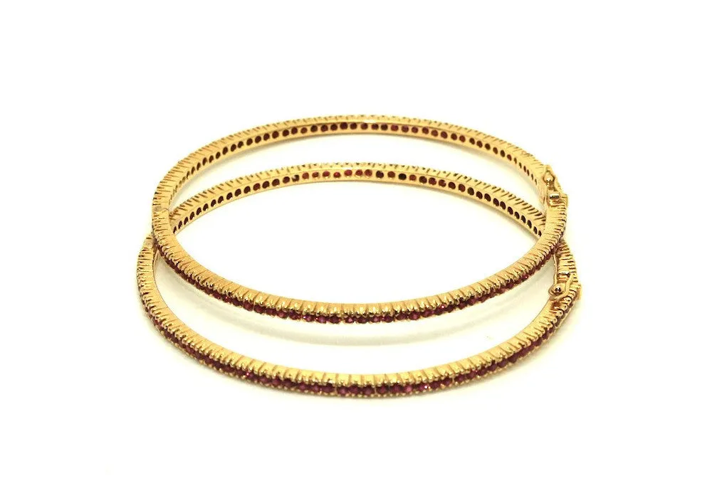 Stackable Ruby Bangle Ad No. 0017