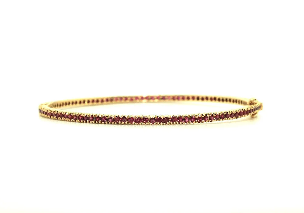 Stackable Ruby Bangle Ad No. 0017