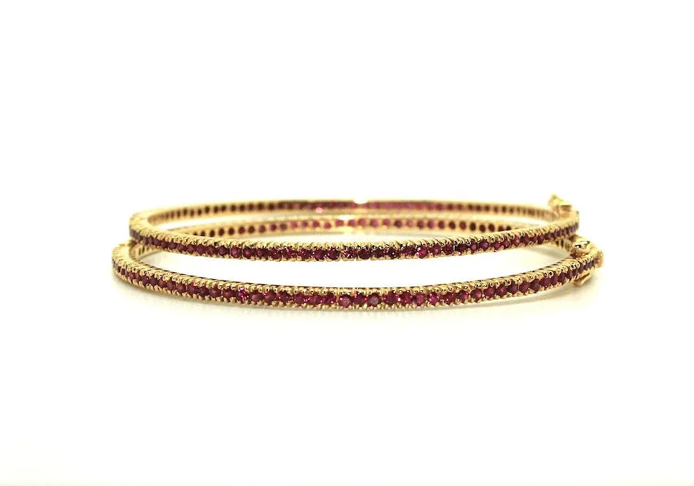 Stackable Ruby Bangle Ad No. 0017