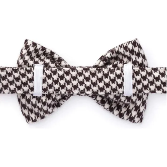 The Foggy Dog - Houndstooth Flannel Bow Tie