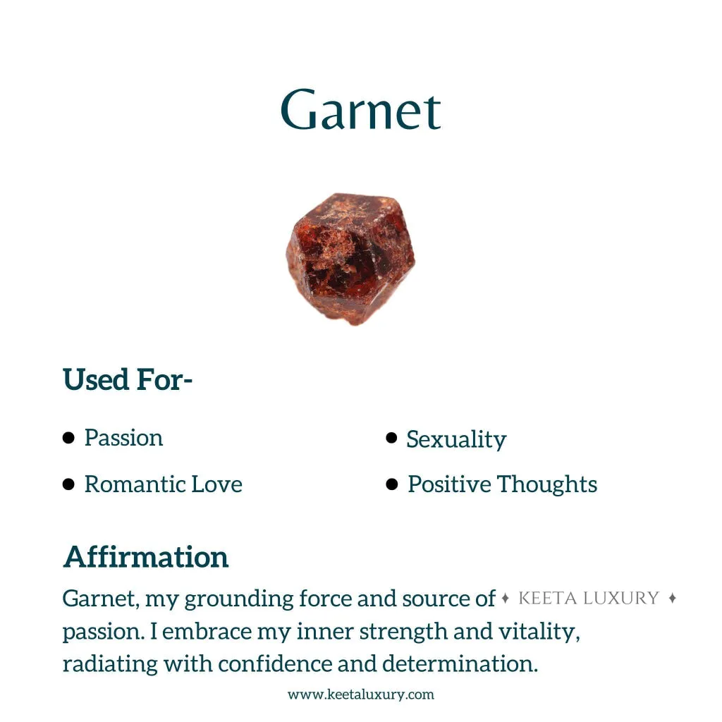 Tiny Star -  Garnet Stud