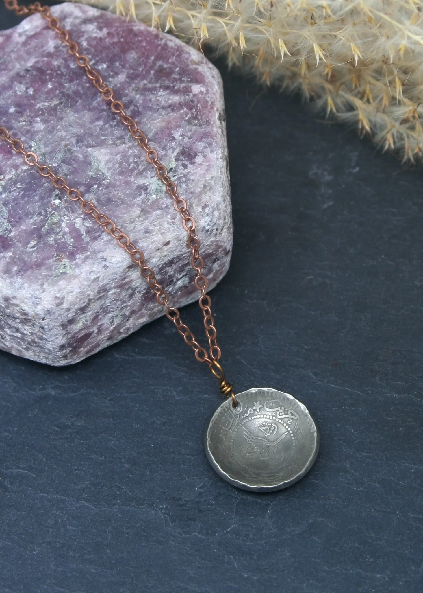 Turkey World Coin Pendant Necklace