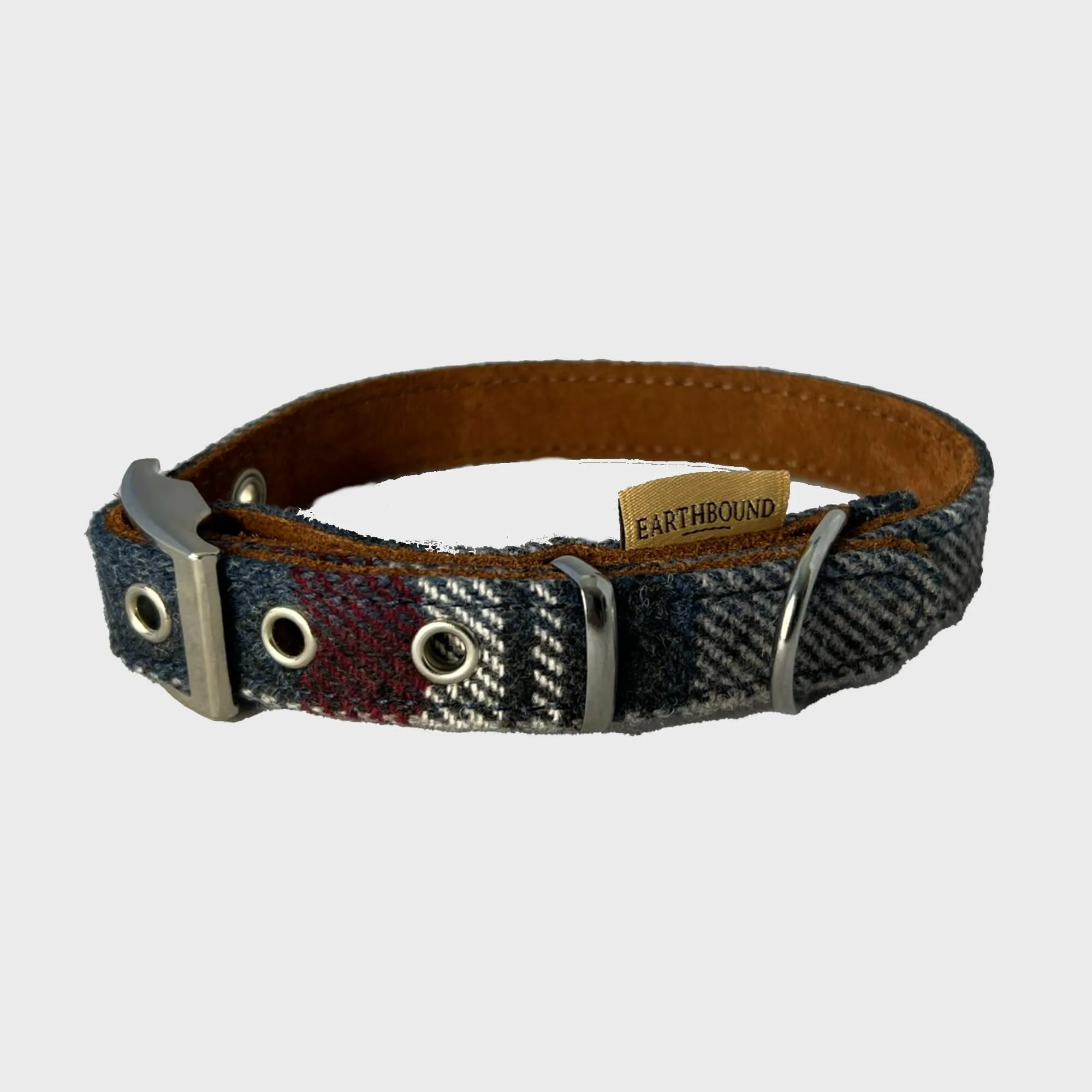 Tweed Leather Collars